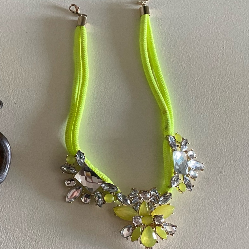 BaubleBar rope and crystal necklace